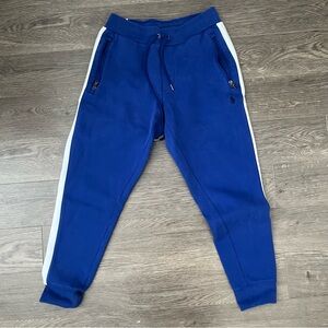 Polo by Ralph Lauren Royal Blue Joggers with White Stripes